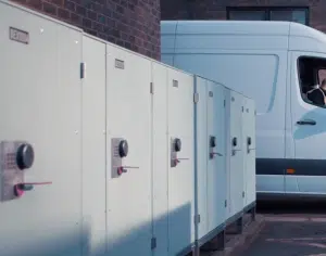 BT Pelipod Smart Locker Range designed & engineered by Haughton Design