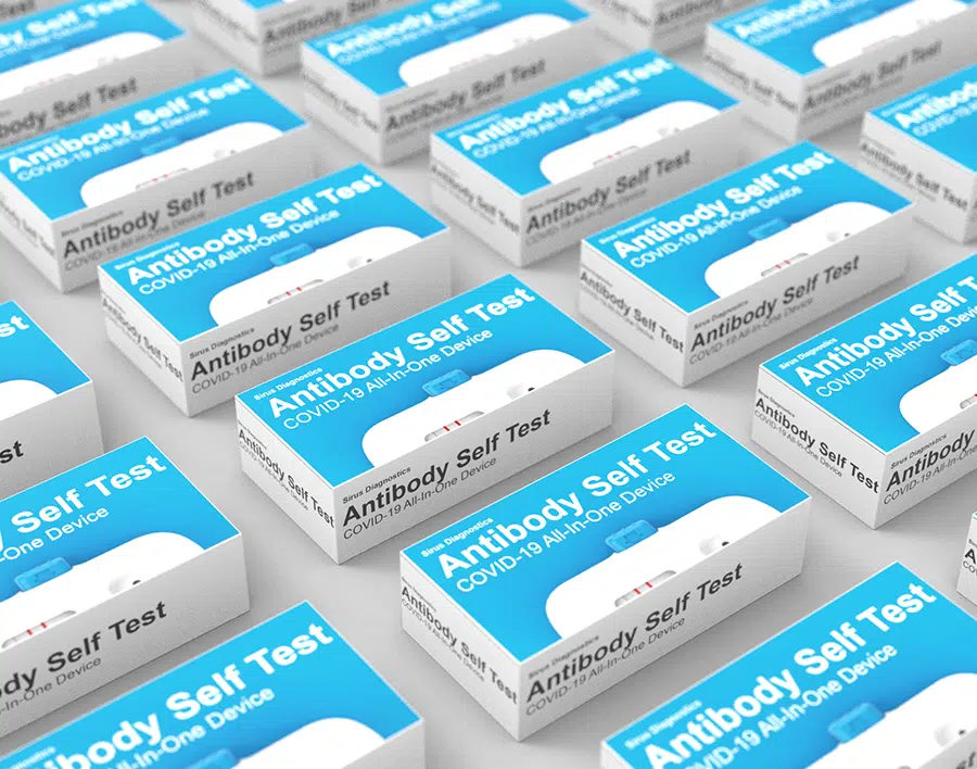 Antibody Self Test Device Packaging - Medical Device Manufacturing & Industrialisation Design Consultancy Services