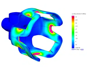 Inhaler nozzle FEA