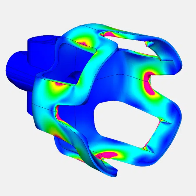 FEA of an inhaler nozzle